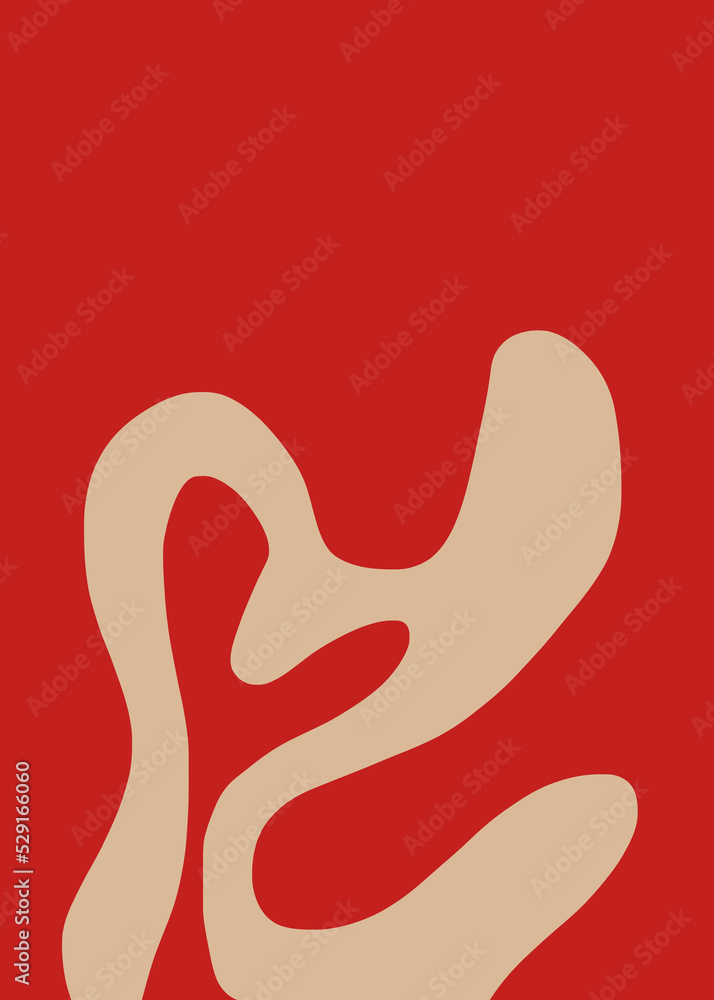 Abstract Organic Shapes Background Abstract Organic Shapes Background