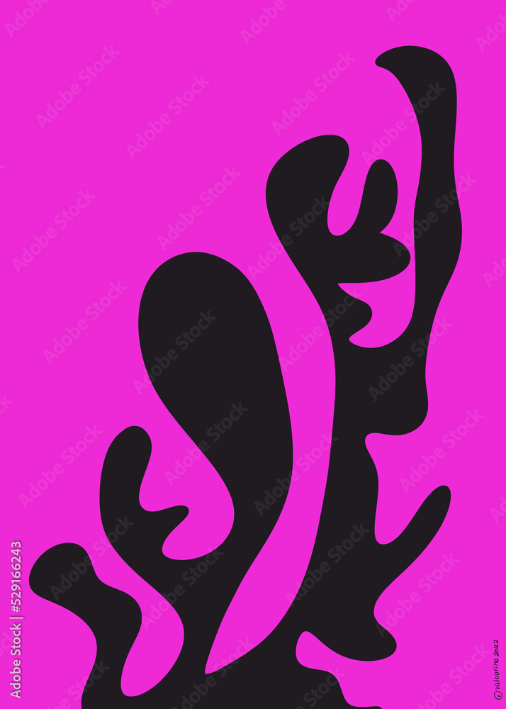 Abstract Organic Shapes Background Abstract Organic Shapes Background