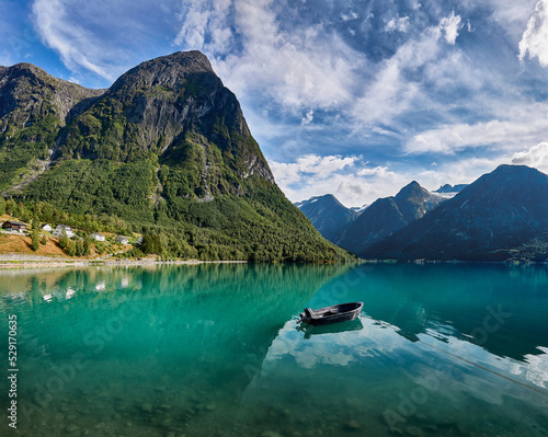 Hjelle, Oppstryn, Stryn, Vestland, Norway photo