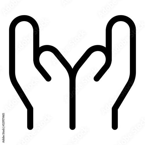 hands give icon