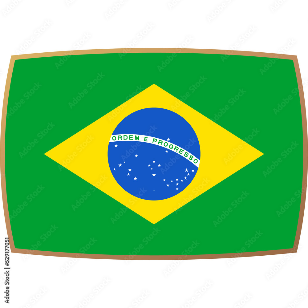 Obraz premium brazil flag world football 2022