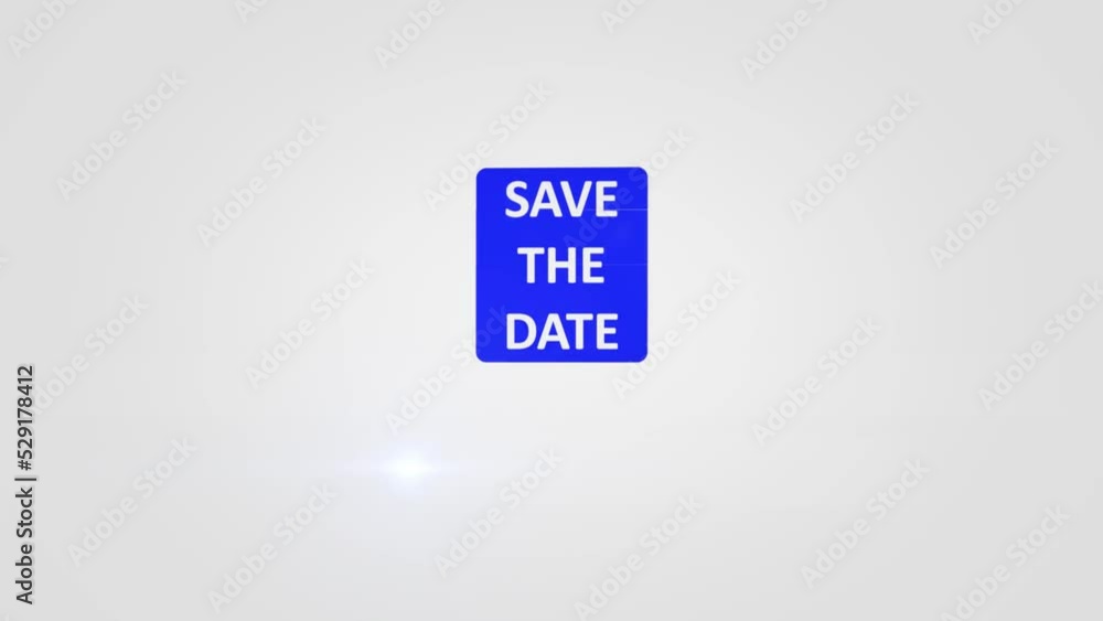 Save the date-Clean Streaks text reveal animation. High definition video.
Save the date-Clean Streaks text reveal animation. High definition video.