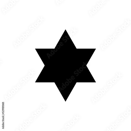 david star symbol for icon design