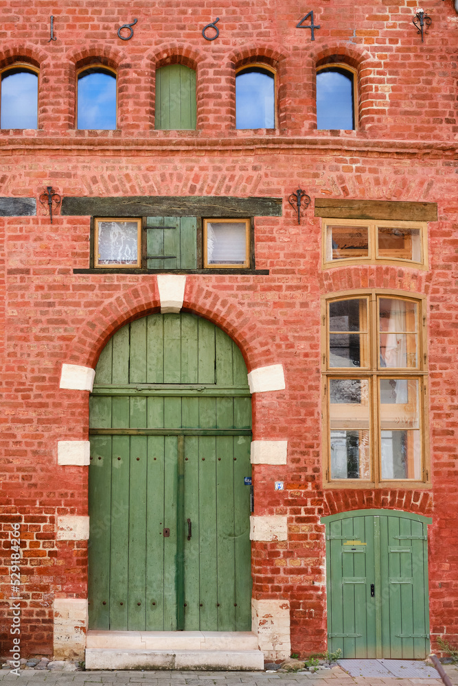 Fototapeta premium Old Historical Brick Building