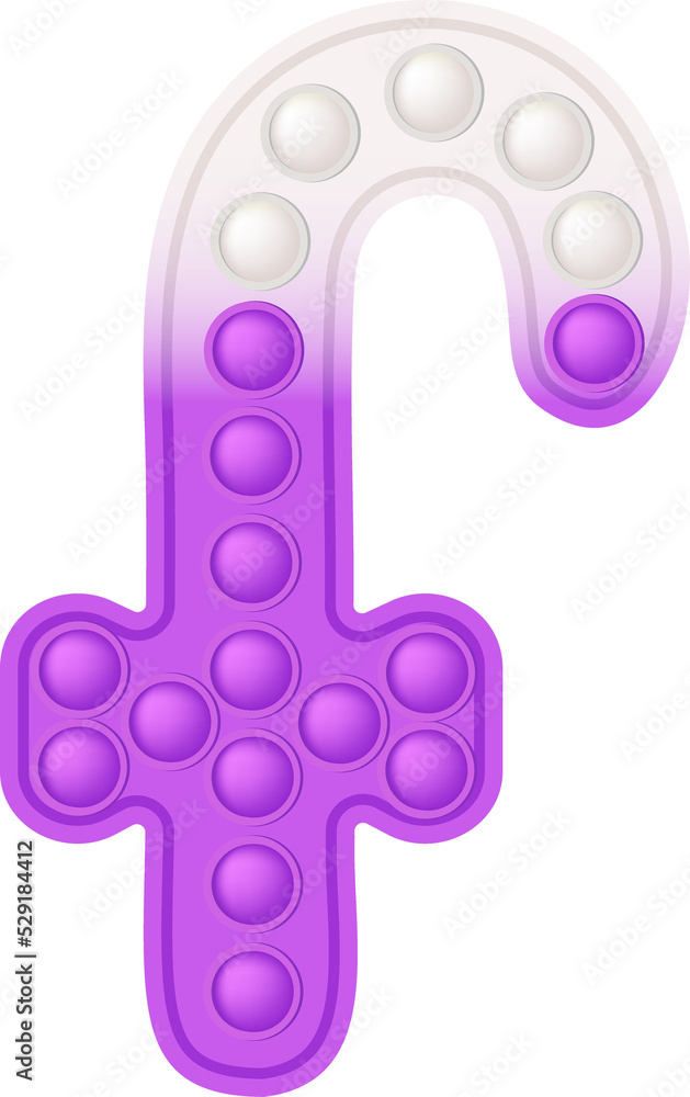 Christmas popit trendy fidget toy - holiday candy cane in purple and white colors. Happy New Year gift colorful pop it toy. Bubble sensory fashionable popit for kids. PNG illustration isolated. Christmas popit trendy fidget toy - holiday candy cane in purple and white colors. Happy New Year gift colorful pop it toy. Bubble sensory fashionable popit for kids. PNG illustration isolated.