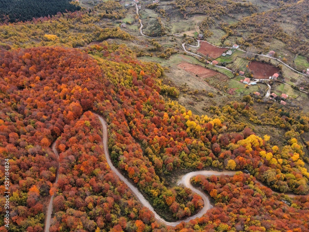 plateau in autumn