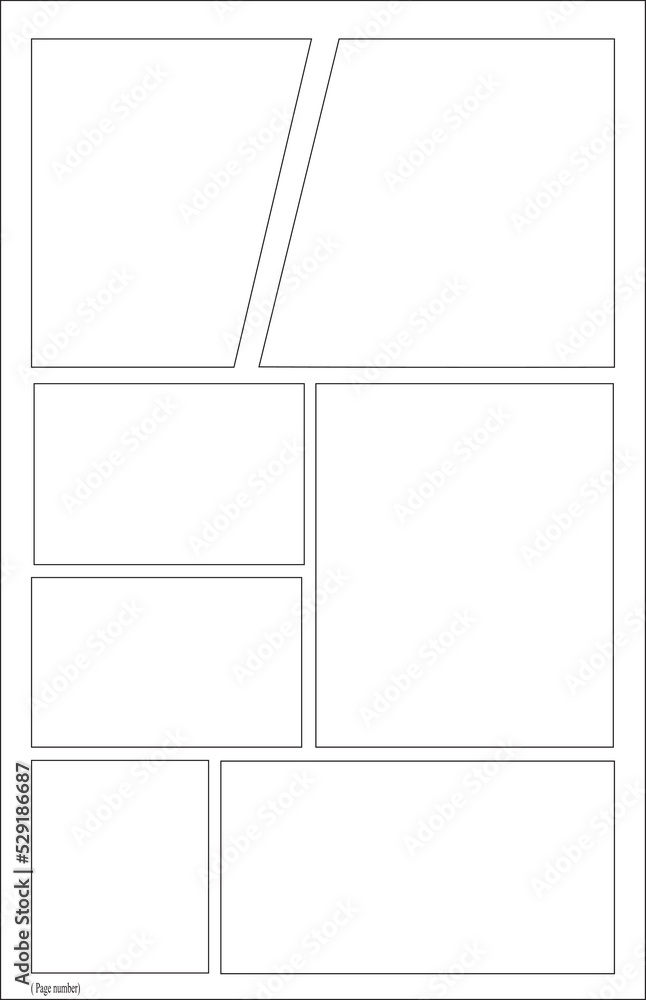 Comic backgrounds. Manga, pop art backdrops in frames 2 panel and 7 square style 1 for helping mangaka drawing Comic backgrounds. Manga, pop art backdrops in frames 2 panel and 7 square style 1 for helping mangaka drawing