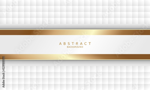 white luxury premium background and gold line.