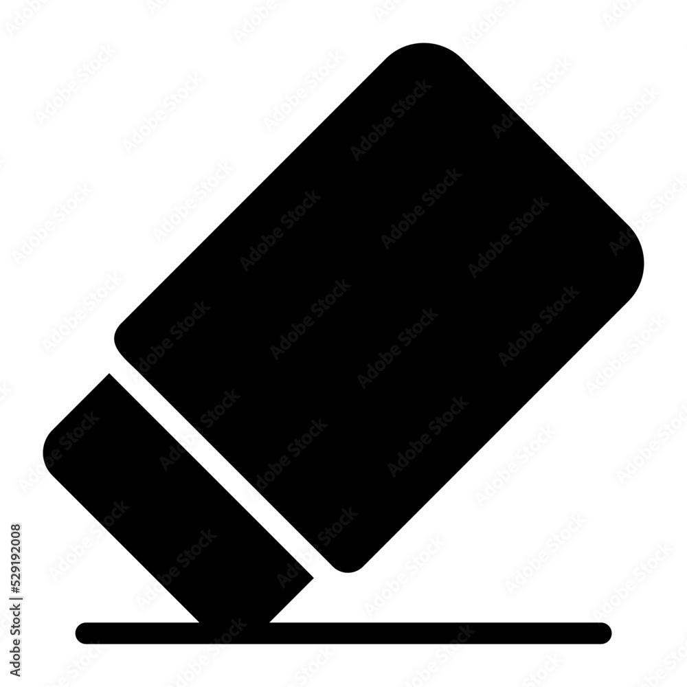eraser glyph icon eraser glyph icon