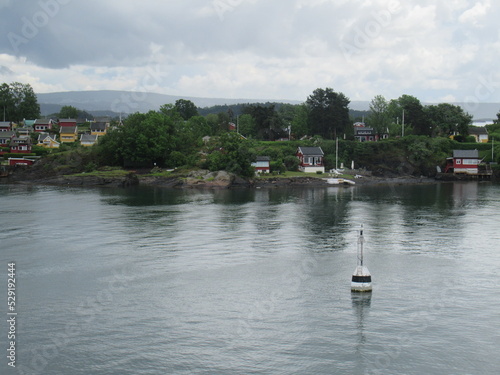 Canvas Print Fahrt durch den Oslofjord