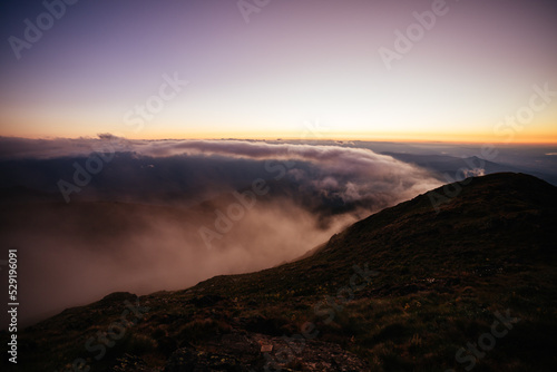 Mt Buller Sunset View in Australia