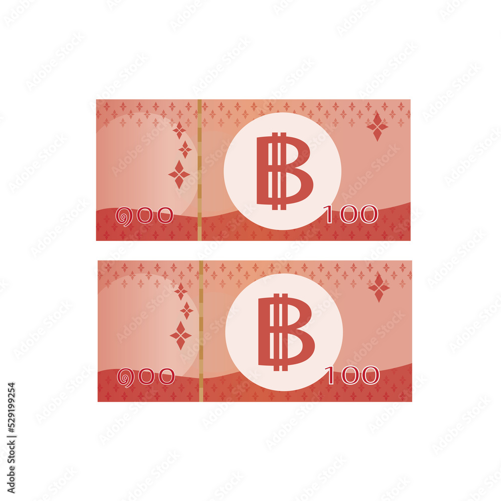 Baht Thai THB Note 20 Thai Baht 50 Thai Baht 100 Thai Baht 500 