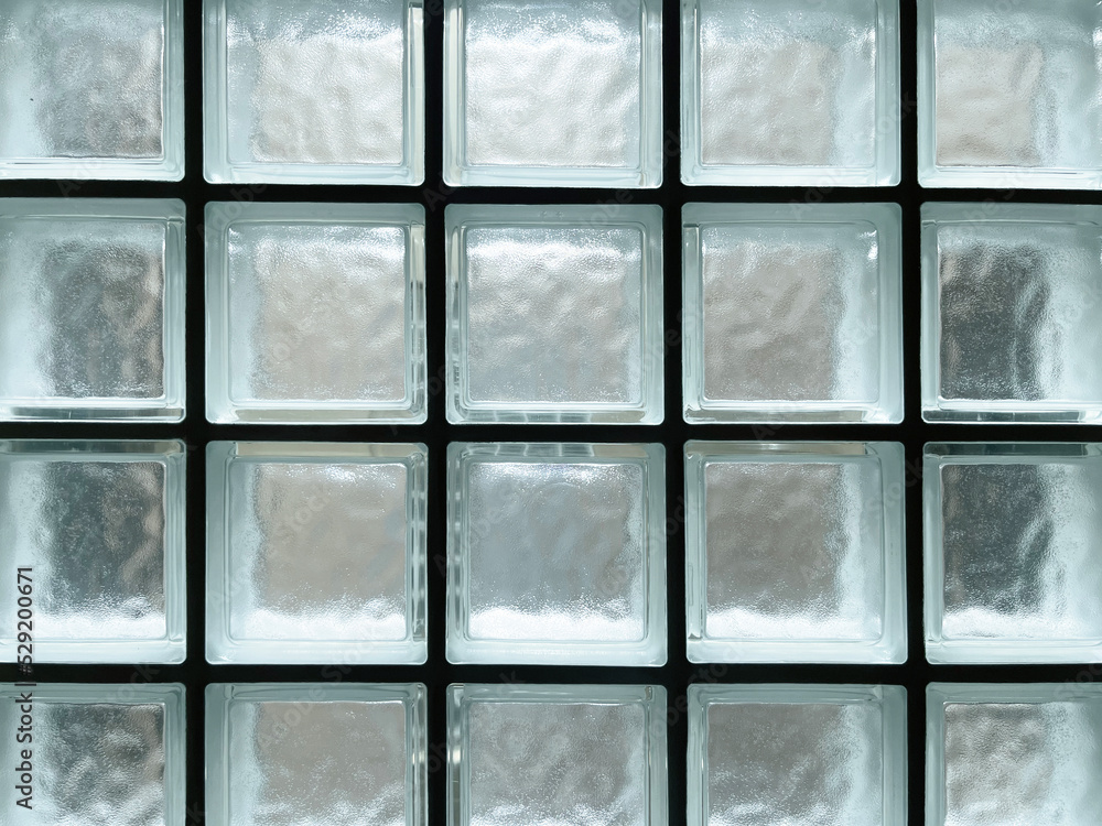 ガラスブロックのテクスチャ