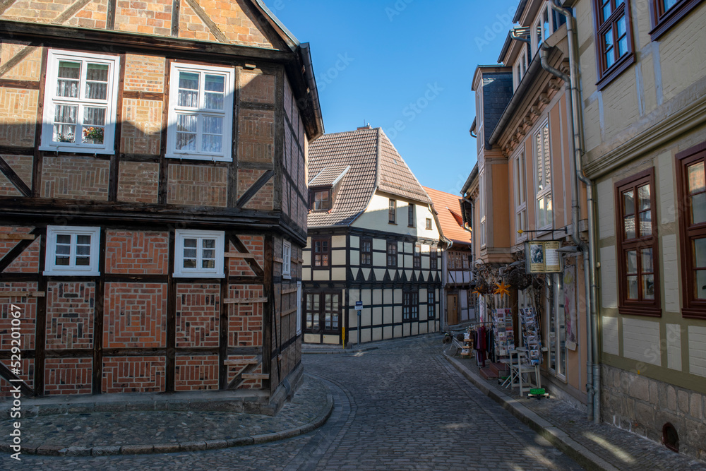 Quedlinburg Altstadt Fachwerkhäuser