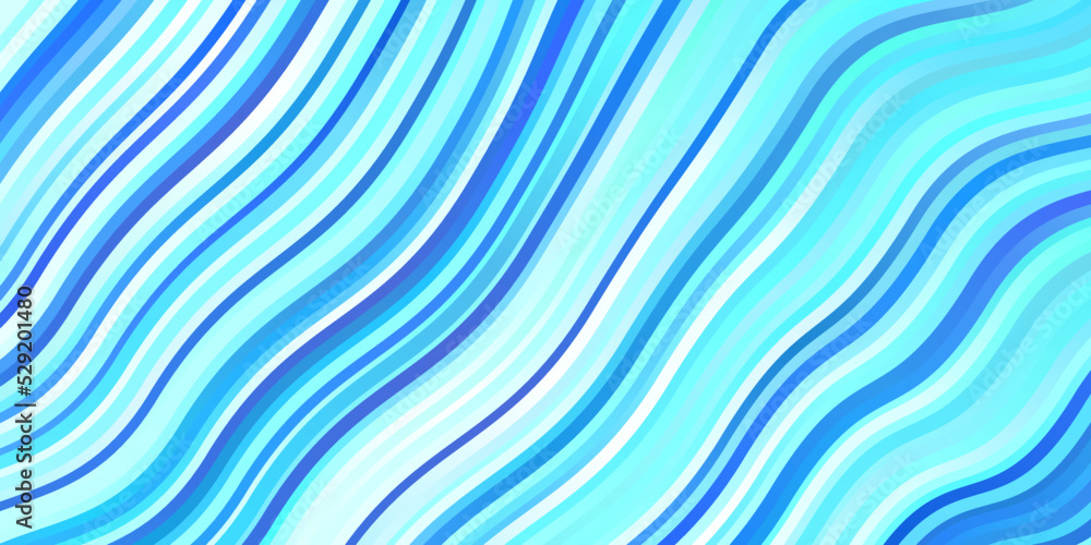 Obraz premium Light BLUE vector background with lines.