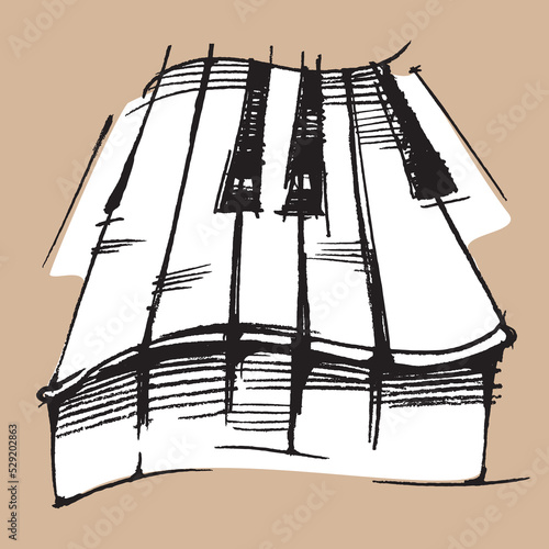 Piano keys. Grand piano. Music instrument. Pianoforte. Playing the piano. Music teacher. Music is my life