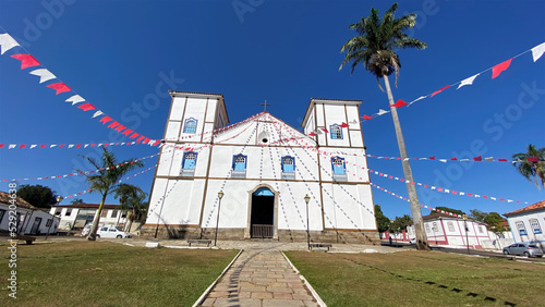 Colonial chuch of Pirenopolis, Goias State, Brazil 