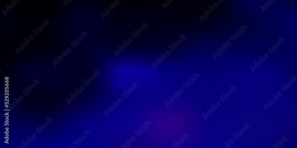 Obraz premium Dark blue vector blurred layout.