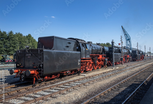 steam trains at steamfestival, beekbergen, loenen, veluwe, gelderland netherlands, nostalgia, industrial heritage, historic, rails, 