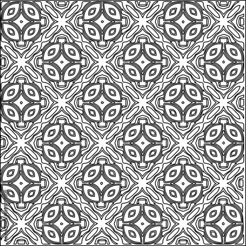 Wallpaper Mural 
 Vector pattern with symmetrical elements . Repeating geometric tiles from striped elements. Torontodigital.ca