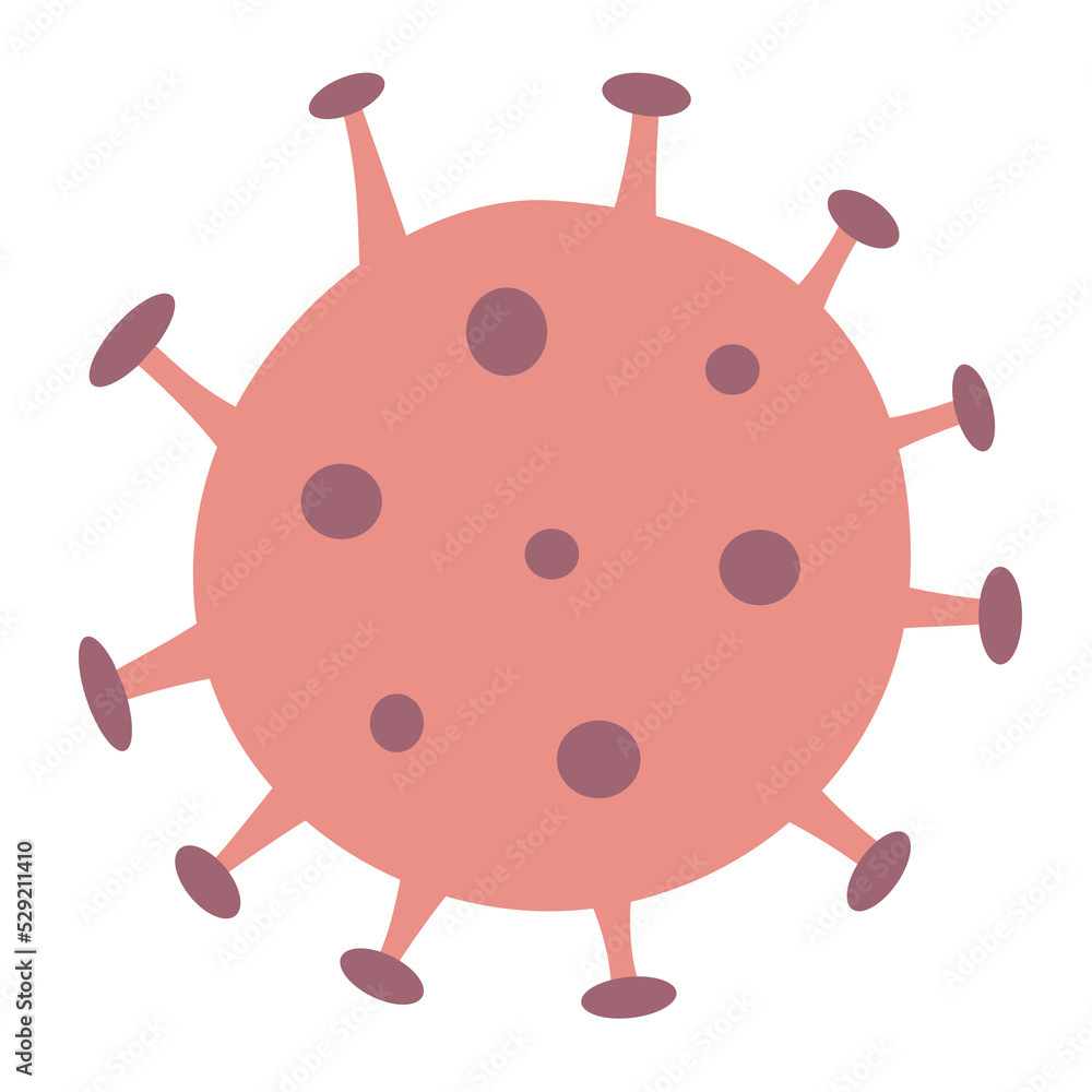 Cute virus cartoon. Bacteria disease. Cute virus cartoon. Bacteria disease.