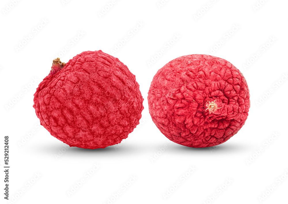 Lychee with leaves isolated on transparent (PNG) Lychee with leaves isolated on transparent (PNG)