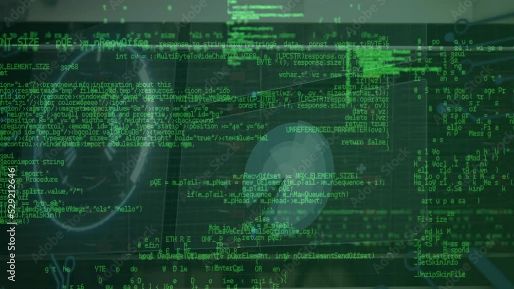 Animation of data processing over african mathematical equations and black background Animation of data processing over african mathematical equations and black background