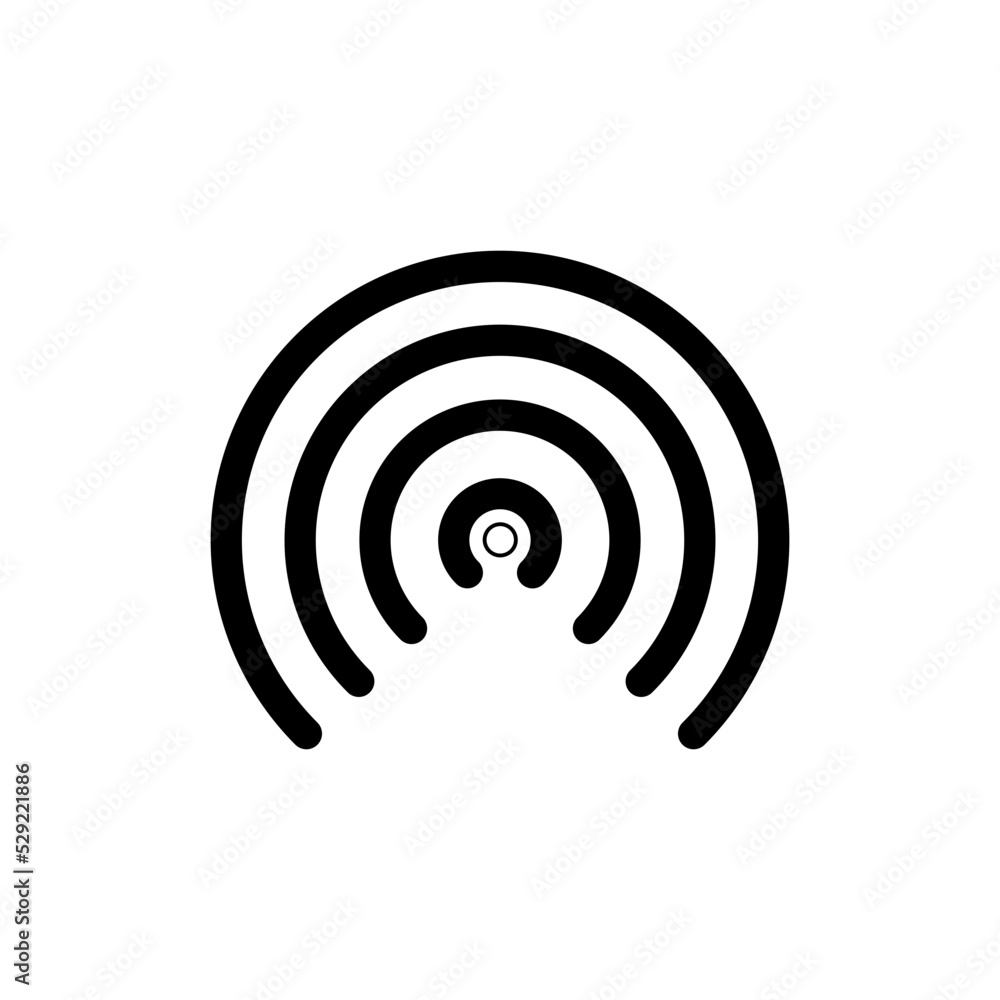 Hotspot line icon Hotspot line icon