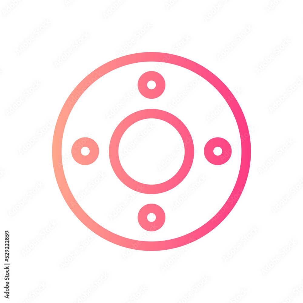 remote gradient icon remote gradient icon