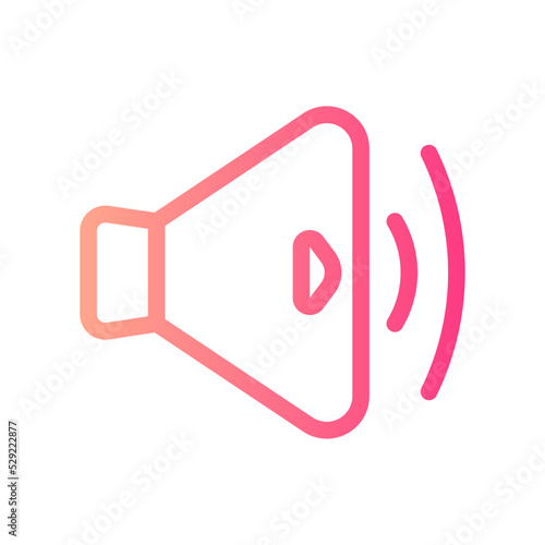 speaker gradient icon