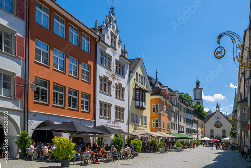 Foto Stadt Feldkirch in Vorarberg, Österreich, Marktgasse