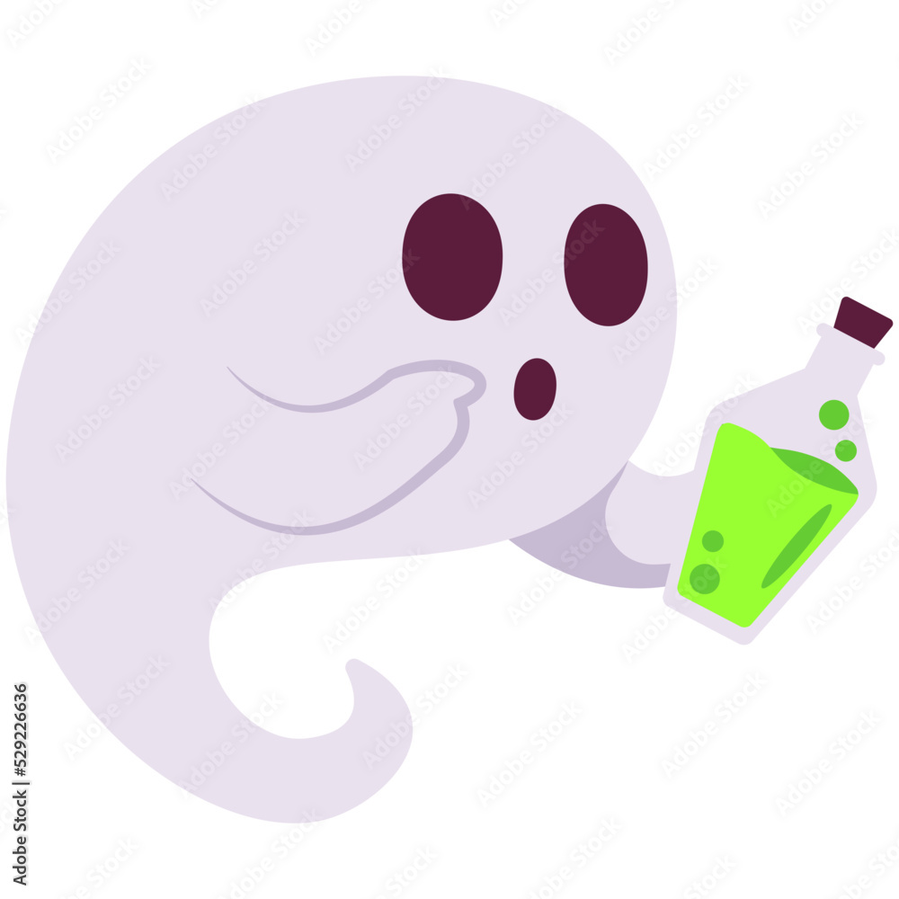 Potion Ghost Illustration