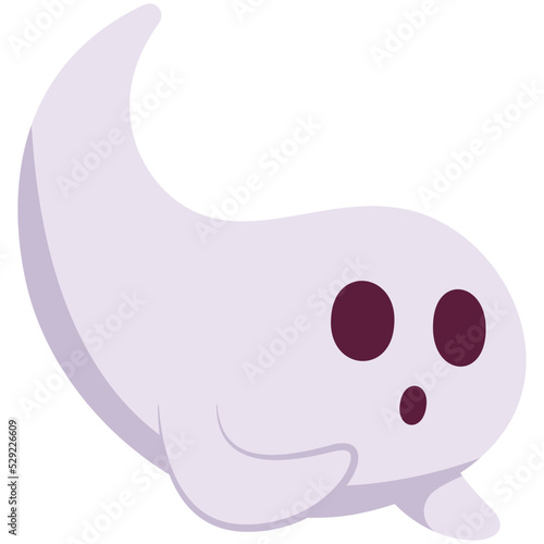 Confused Ghost Illustration