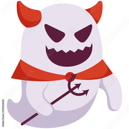 Devil Ghost Illustration