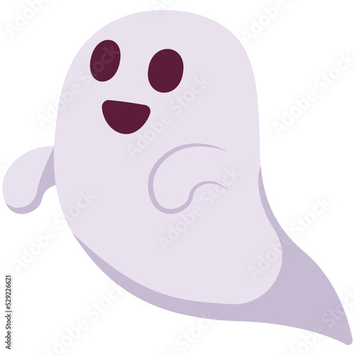 Happy Ghost Illustration