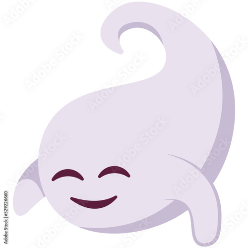 Smile Ghost Illustration
