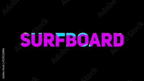 multi-colored liquid turns into the word 