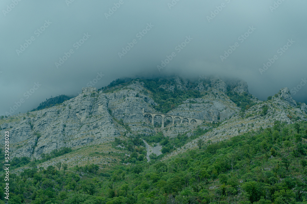 Obraz premium Bridge. Bridge in the mountains. Montenegro.