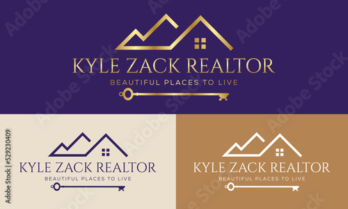 Building and Construction real estate logo design Vector template