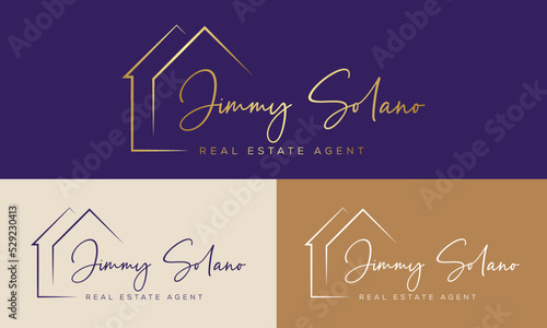 Building and Construction real estate logo design Vector template