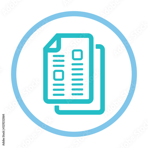 Copy content vector icon 