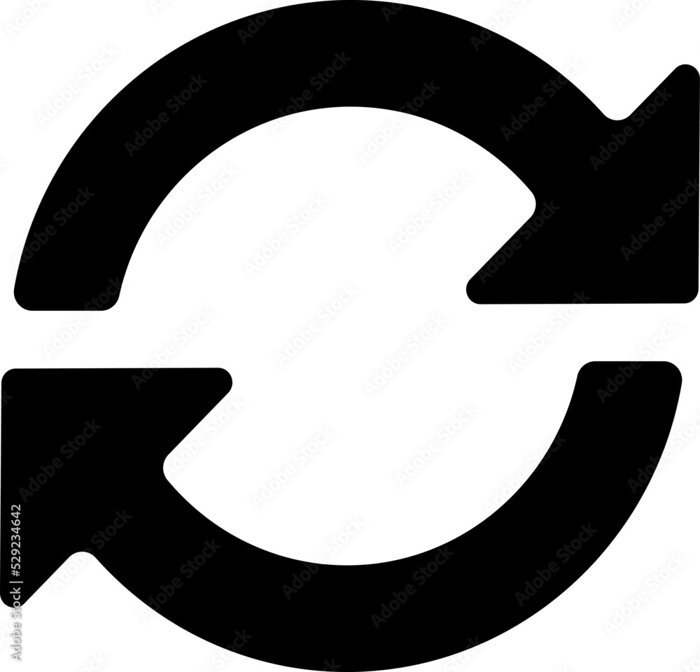 Cycle arrow, doodle sketch, sign arrow icon vector Cycle arrow, doodle sketch, sign arrow icon vector