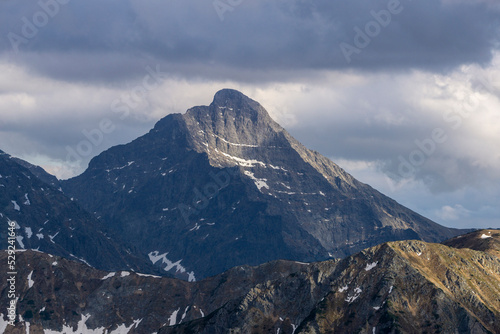 A majestic view of the Slovak national mountain.. - Krywan. Tatra Mountains.