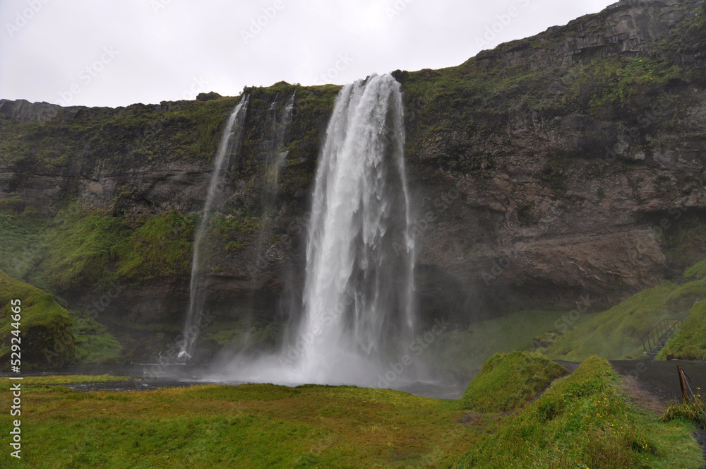 Seljalandsfoss waterfall, Iceland. Seljalandsfoss waterfall, Iceland.