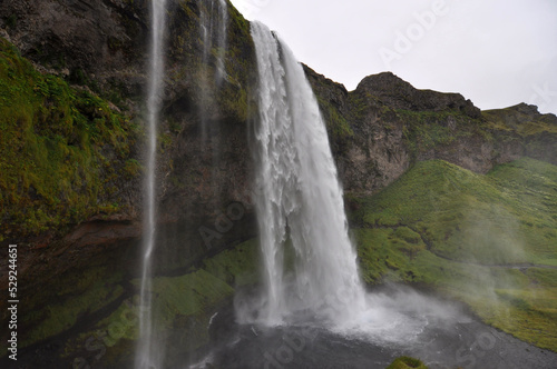 Seljalandsfoss waterfall  Iceland.