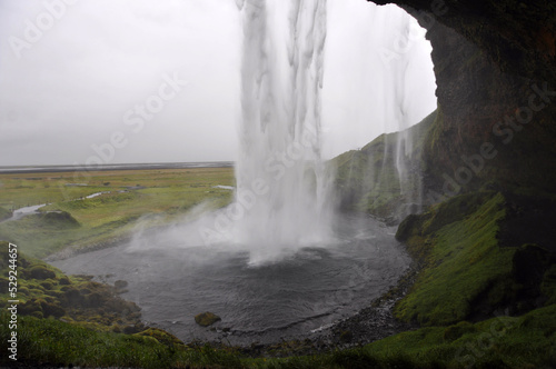 Seljalandsfoss waterfall  Iceland.