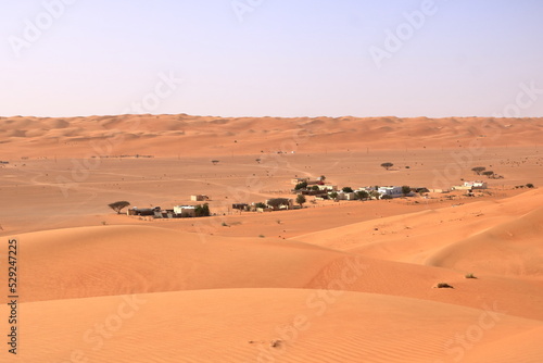 Traditional village in the Wahiba Sands  Oman