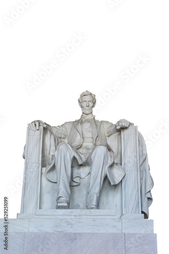 The Lincoln Memorial is an American national memorial built to honor the 16th President of the United States, Abraham Lincoln. Washington, D.C. United States of America.