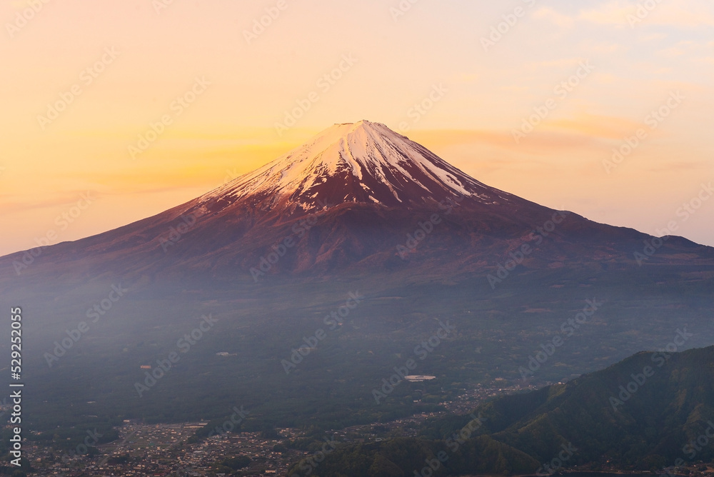 The fuji mountain in Japan