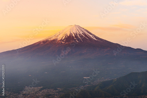 The fuji mountain in Japan